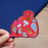 Monkey (Than) - sticker with gilding