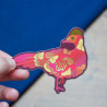 rooster (dậu) - sticker with gilding
