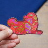 dog (tuất) - sticker with gilding