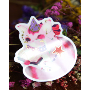 mage - sticker with gilding