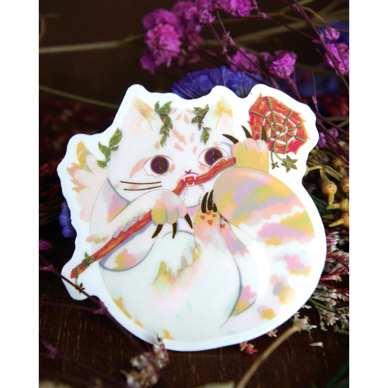 druid - sticker with gilding