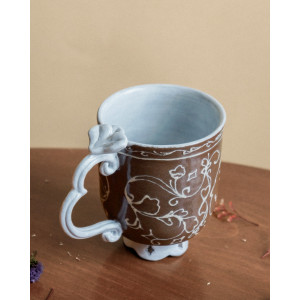 cats sharing a star - romantic anthracite mug