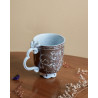 cats sharing a star - romantic anthracite mug