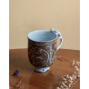 cats sharing a star - romantic anthracite mug