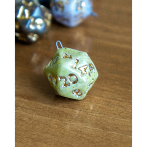 d20 green - unassembled