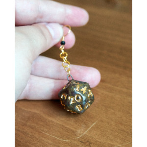 d20 rust - earring