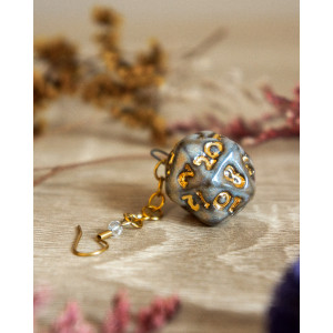 d20 crème anthracite - boucle