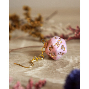 d20 rose mat - boucle