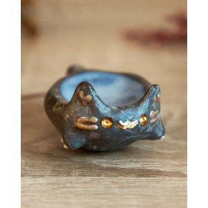 chat d'apaisement - bleu raisin