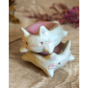 chat d'apaisement - rose mat