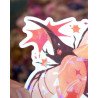 scarabée voleur d'étoiles lesbien - sticker holographique