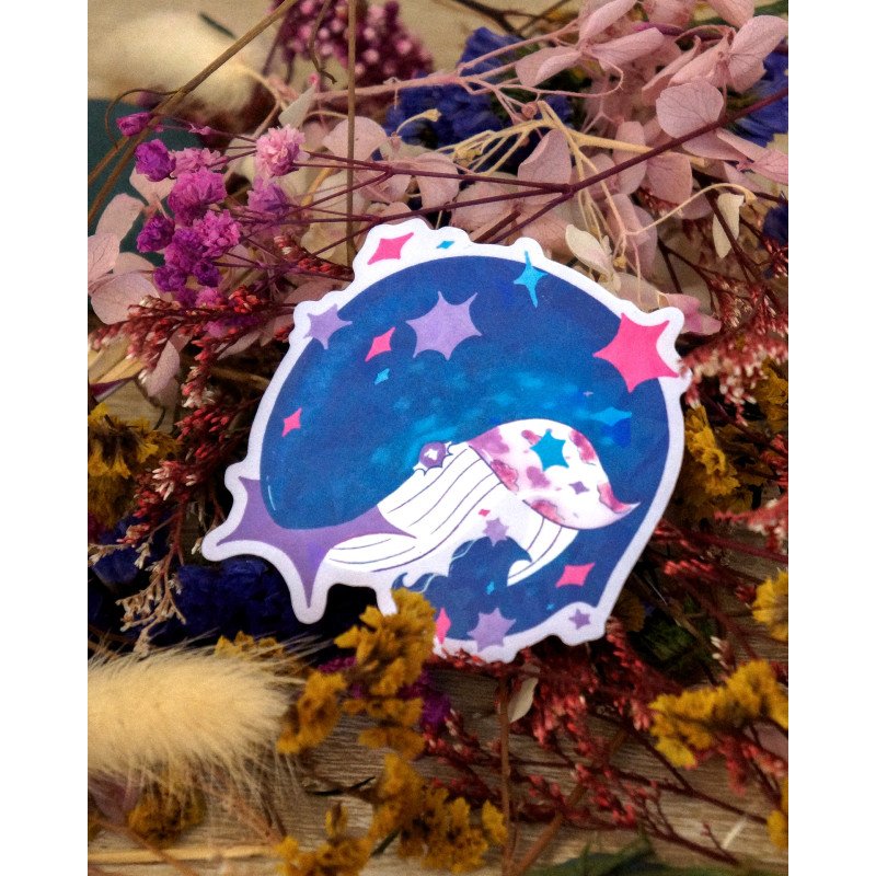copy of scarabée voleur d'étoiles lesbien - sticker holographique
