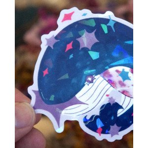 copy of scarabée voleur d'étoiles lesbien - sticker holographique