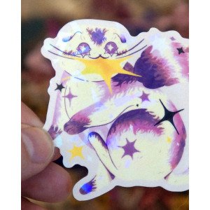 copy of scarabée voleur d'étoiles lesbien - sticker holographique