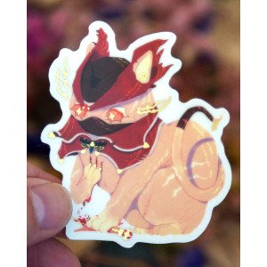 bloodhunter - sticker avec dorures