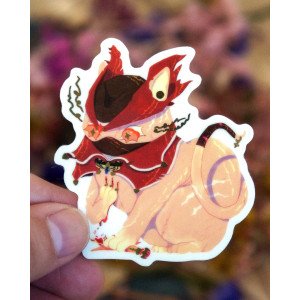 bloodhunter - sticker avec dorures