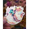 artificier - sticker avec dorures