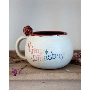 gay disaster rouge - tasse