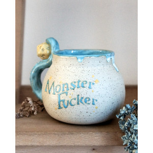 monster f*cker bleue - tasse