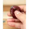 red vulvistone - worry stone