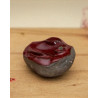red vulvistone - worry stone
