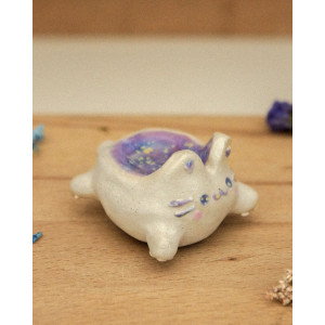 chat d'apaisement - pollen violet