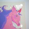 cheval lunaire de feu - print