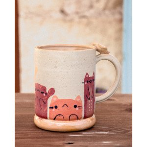 copy of long blue cats - mug