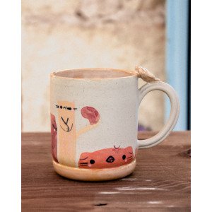 copy of long blue cats - mug