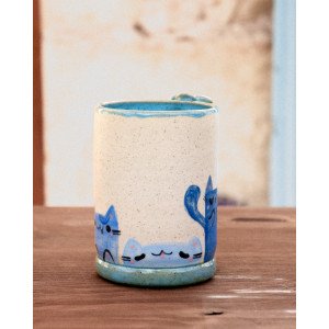 copy of long blue cats - mug