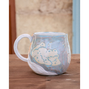 copy of lavender cloud cats - mug