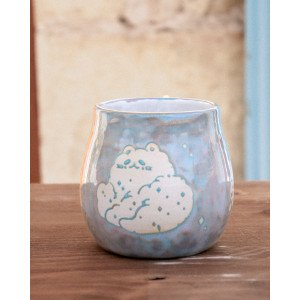 chats nuages lavande - tasse
