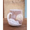 chats nuages violet - tasse
