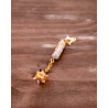 copy of blue and gold ear flail - earring