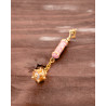 copy of blue and gold ear flail - earring
