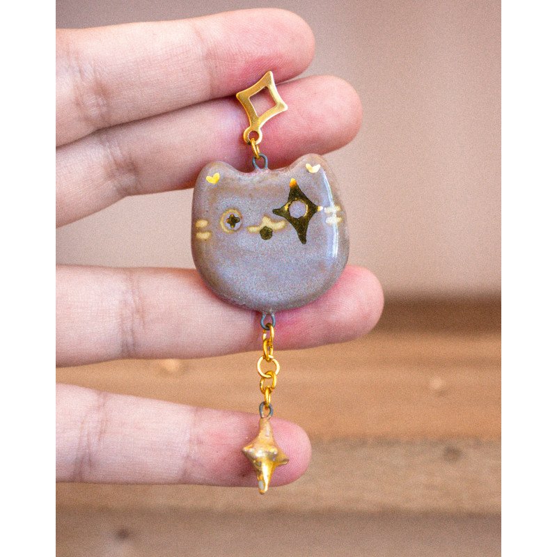 Parma Star Cat - earring