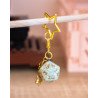 Blue cream d20 – key ring