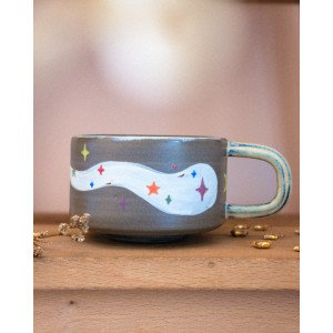 Star-stealing demon cat – mug