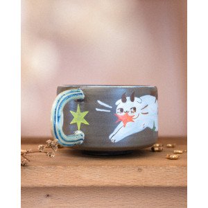 Star-stealing demon cat – mug