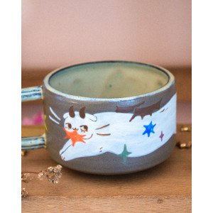 Star-stealing demon cat – mug