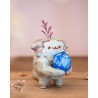 red and cream Soliflore Cat – Dice Holder