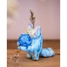 marbled blue Soliflore Cat – Dice Holder