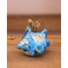 cosmic blue cat - single-flower vase