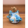 cosmic blue cat - single-flower vase