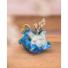 blue fairy cat - single-flower vase