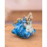 blue fairy cat - single-flower vase