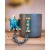 Peacock Blue Mace - mug