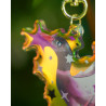 asexual star-stealing duck - rainbow keyring
