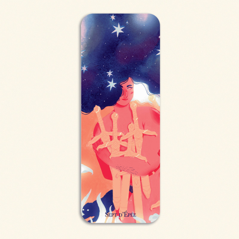 seven of Sword - Bookmark