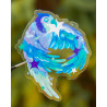 MLM star-stealing parakeet - transparent sticker